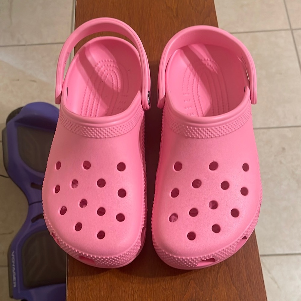 Pink crocs brand new